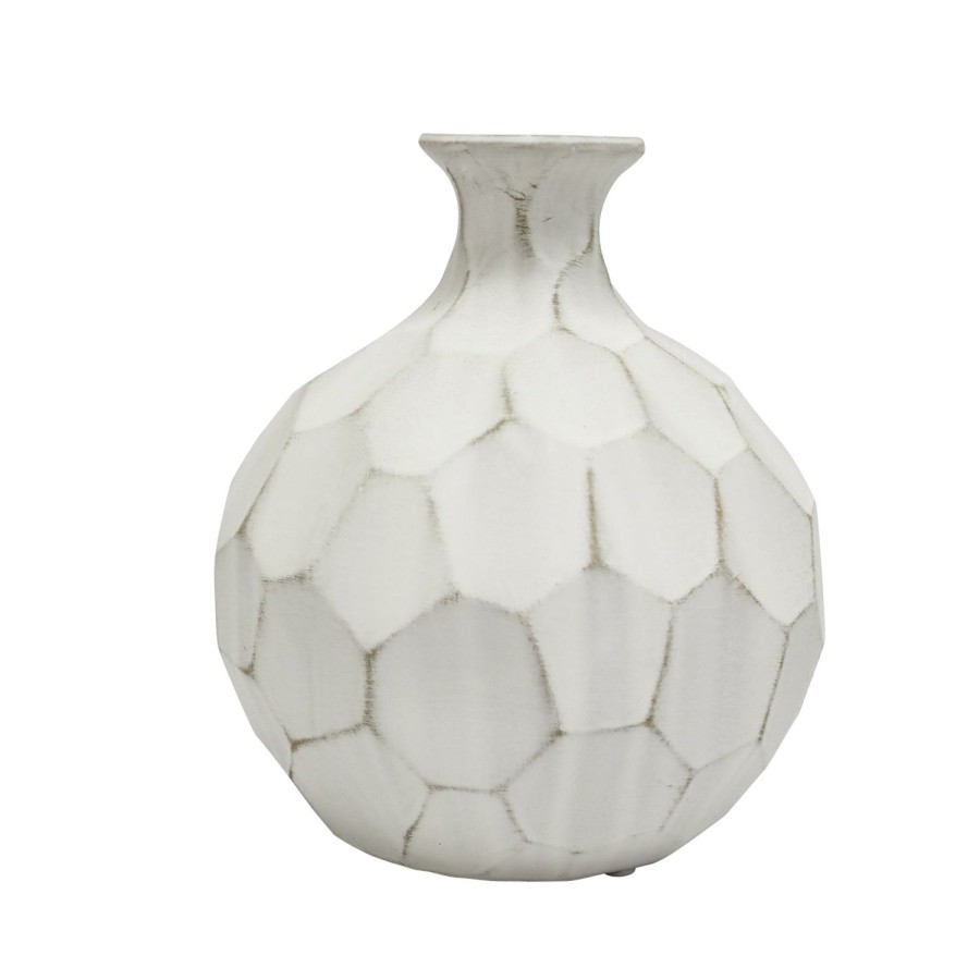 Pots, Planters & Vases | Robert Mark Zander Small Ceramic Vase - White Wash