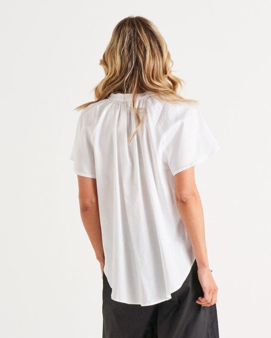 Tops | Betty Basics Victoria Blouse - White