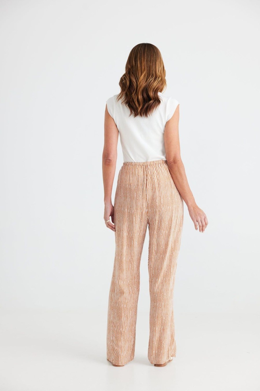 Pants | Brave & True Second Valley Pants - Tan Stripe