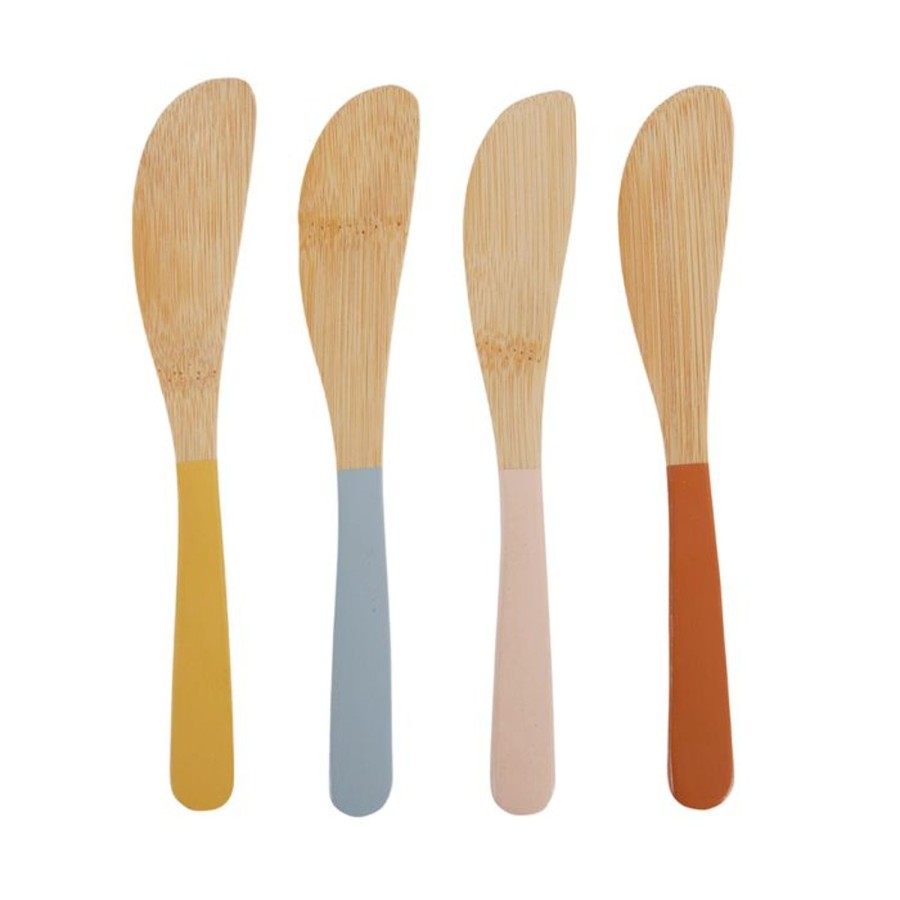 Dining & Entertaining | Coast To Coast Home Bala Set/4 Bamboo Spreaders - Bold