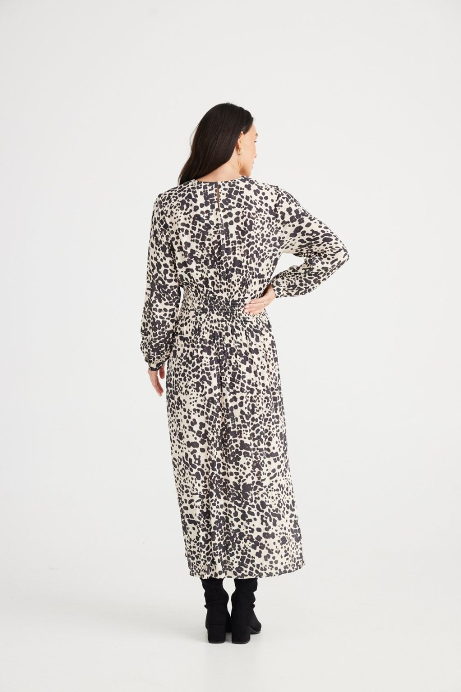 Dresses | Brave & True Turning Point Long Sleeve Dress - Element