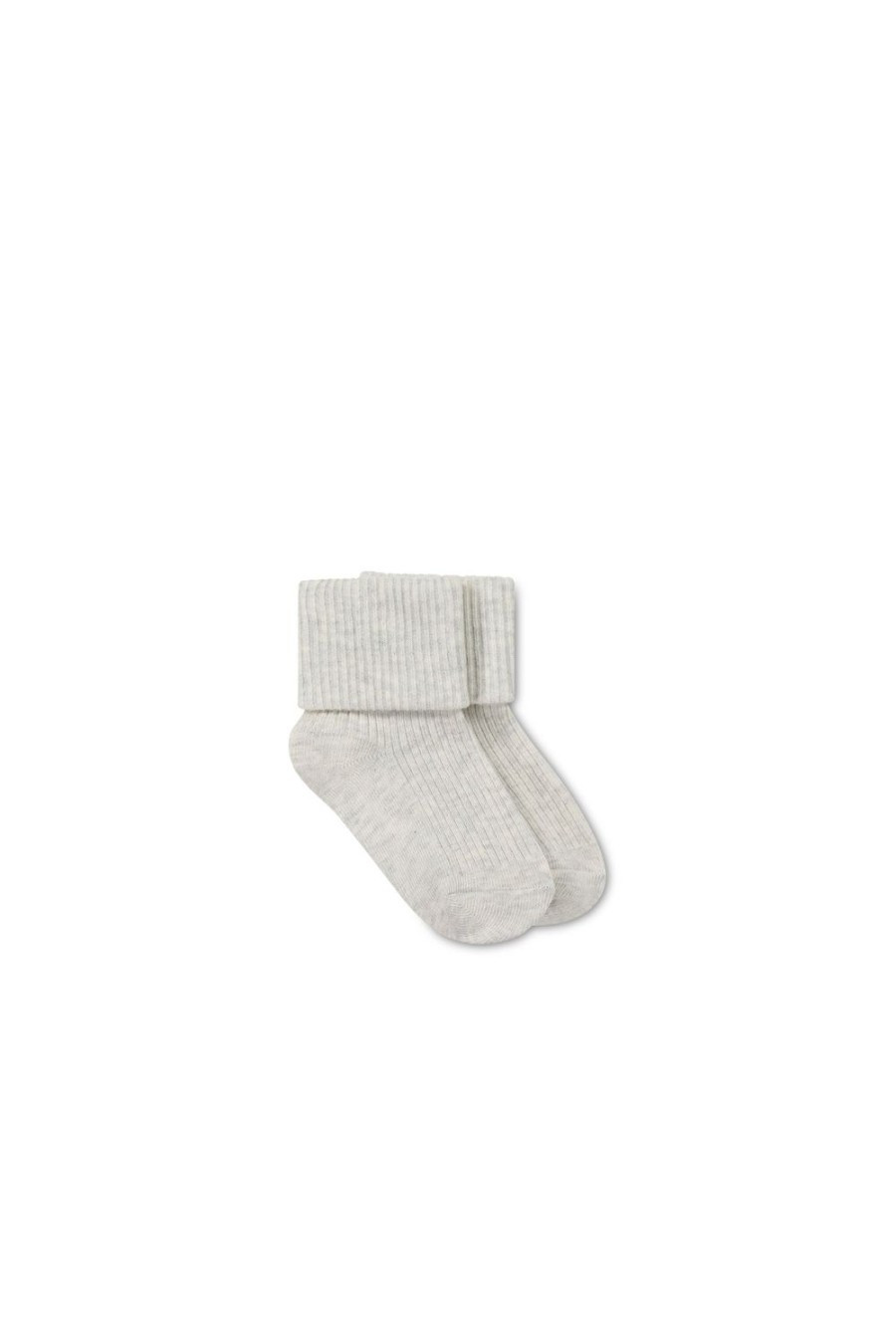 Jamie Kay | Jamie Kay Classic Rib Sock - Light Oatmeal Marle