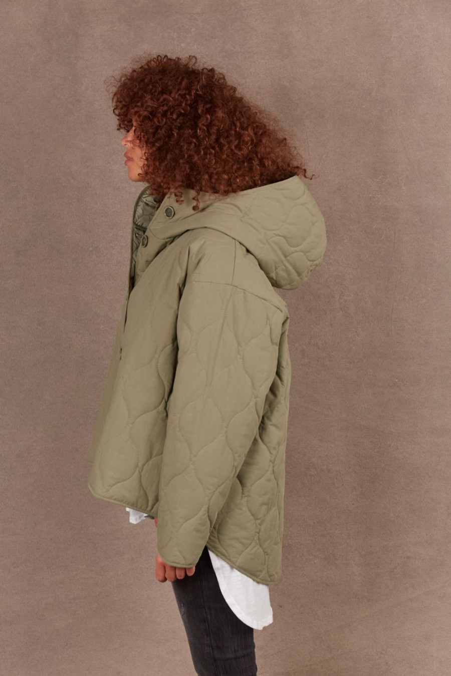 Jackets, Coats & Vests | Eb & Ive Ribe Hood Jacket - Sage