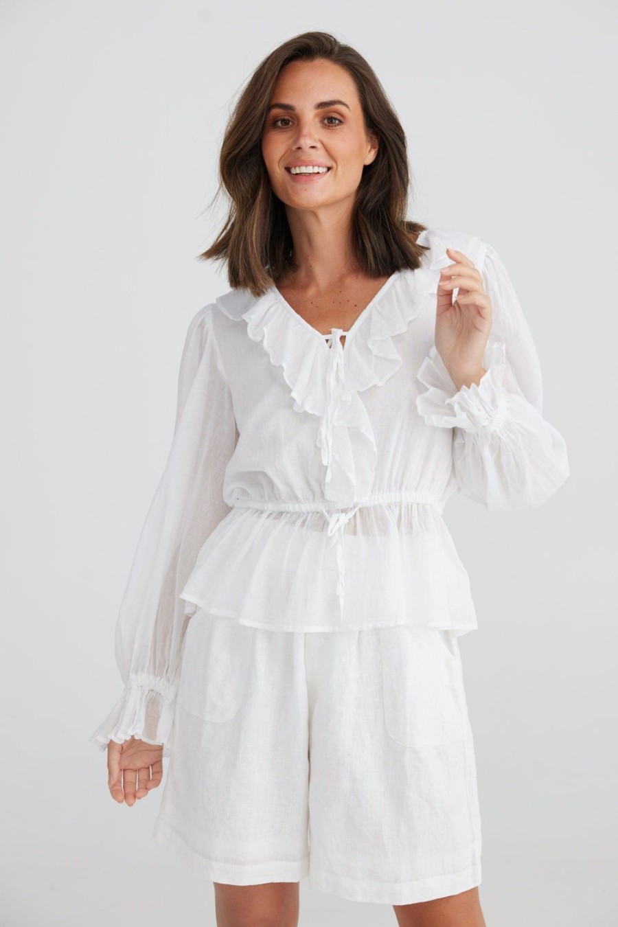 Tops | Holiday Hamptons Shirt - White