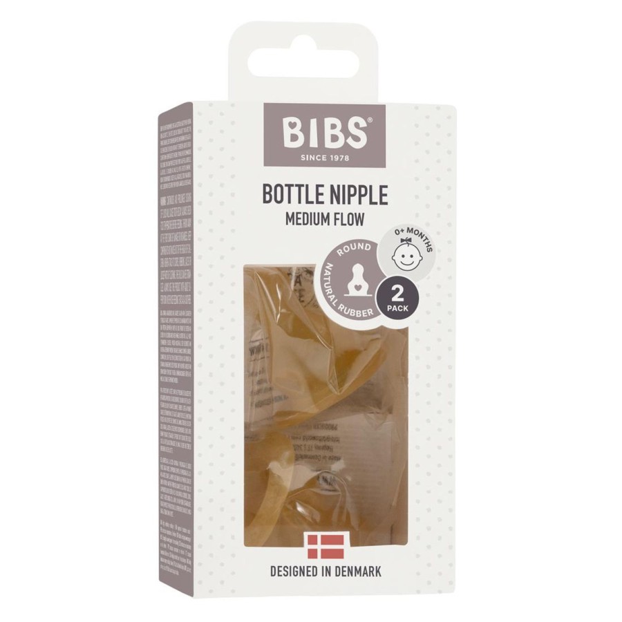 Nursery & Nurture | BIBS Bibs Bottle Replacement Nipples 2 Pack - Medium Flow