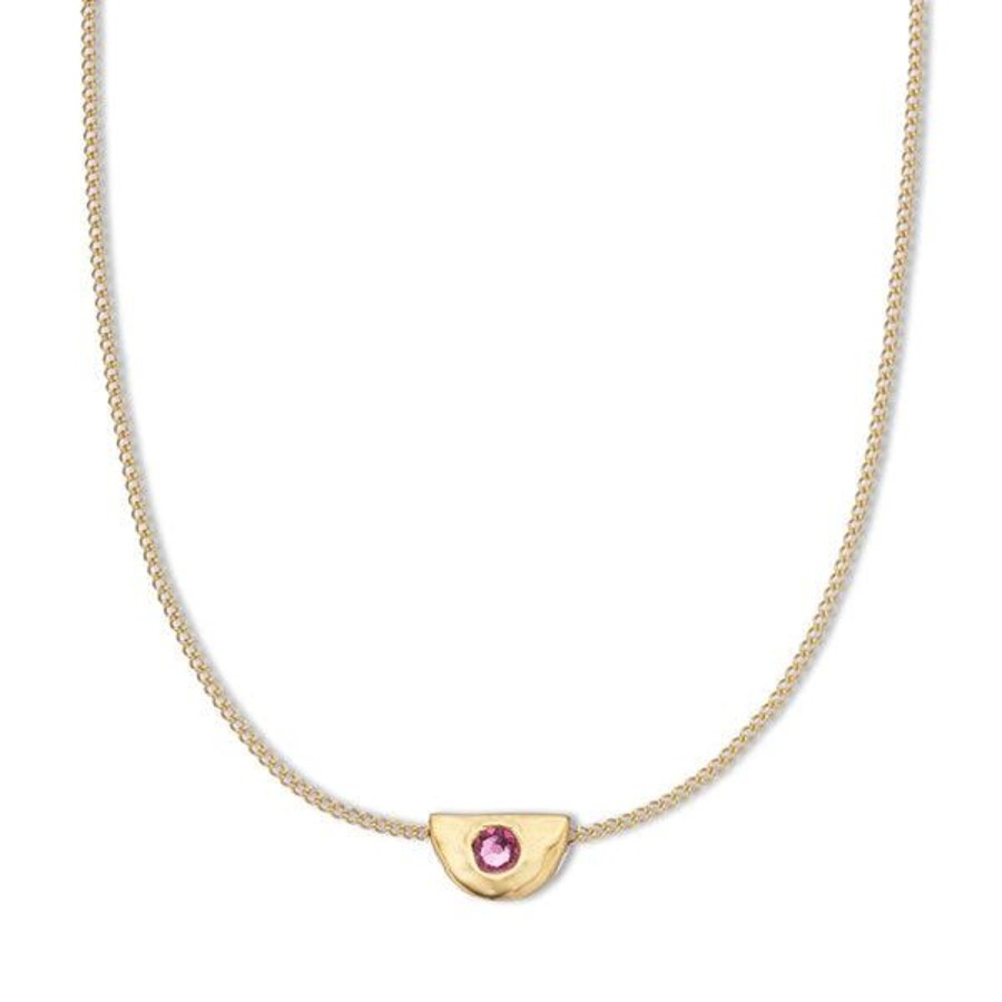 Jewellery | Palas October Pink Birthstone Necklace