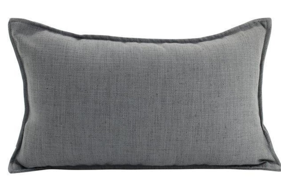 Soft Furnishings | NF Linen Dark Grey Cushion 30X50Cm