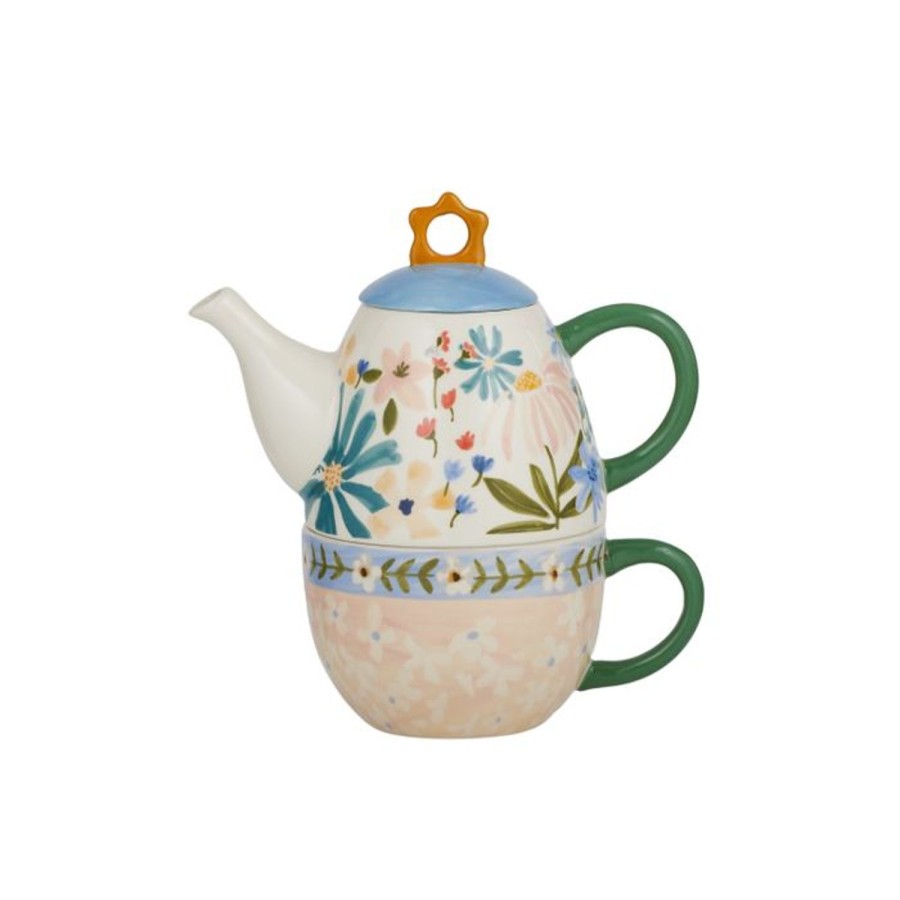 Dining & Entertaining | Coast To Coast Home Frankie Ceramic Tea For One 19.5X9X11Cm