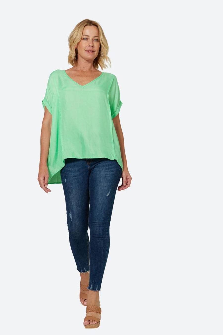 Tops | Eb & Ive Elixir Top - Kiwi