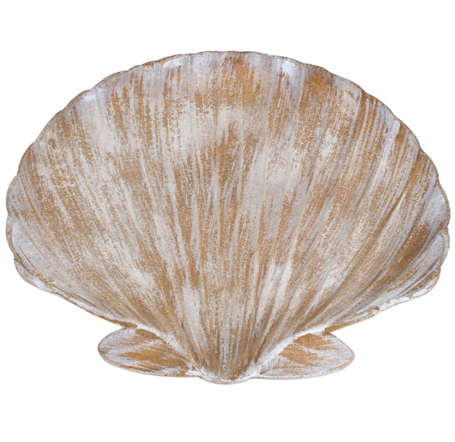 Decor Items | Maine & Crawford 7 Seas Shell Wood Tray