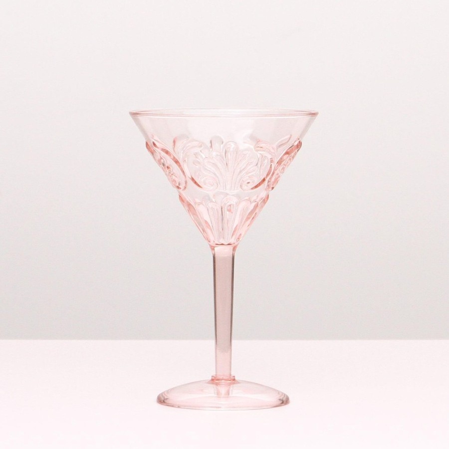 Dining & Entertaining | Indigo Love Flemington Acrylic Martini Glass - Pale Pink