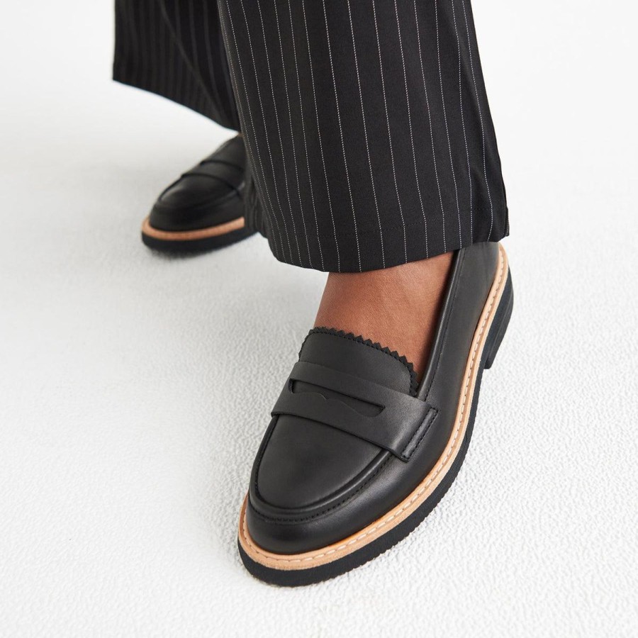 Footwear | Rollie Penny Loafer Rise Black