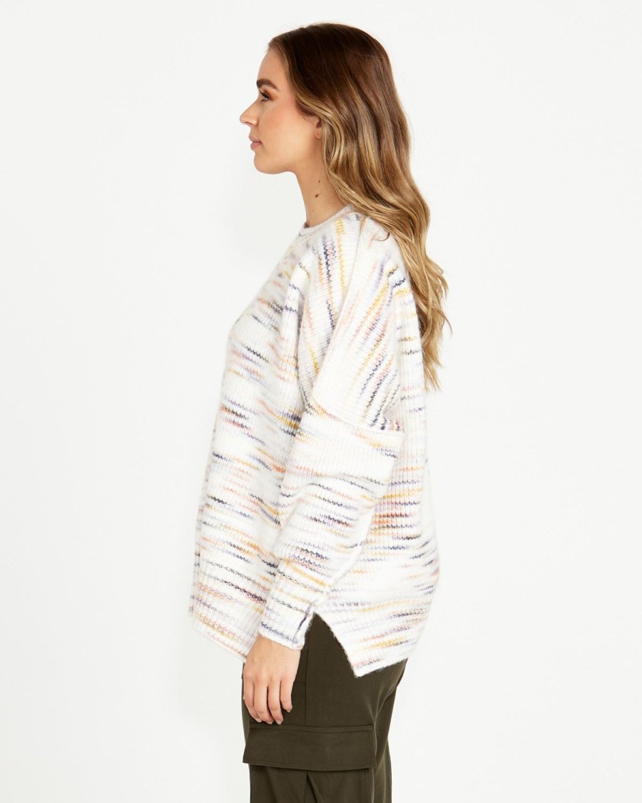 Knitwear & Jumpers | SASS Pepper Space Jumper - Rainbow Marle