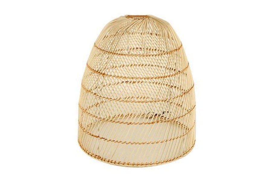 Lighting | Maine & Crawford Elisha Rattan Lamp Shade - Tall