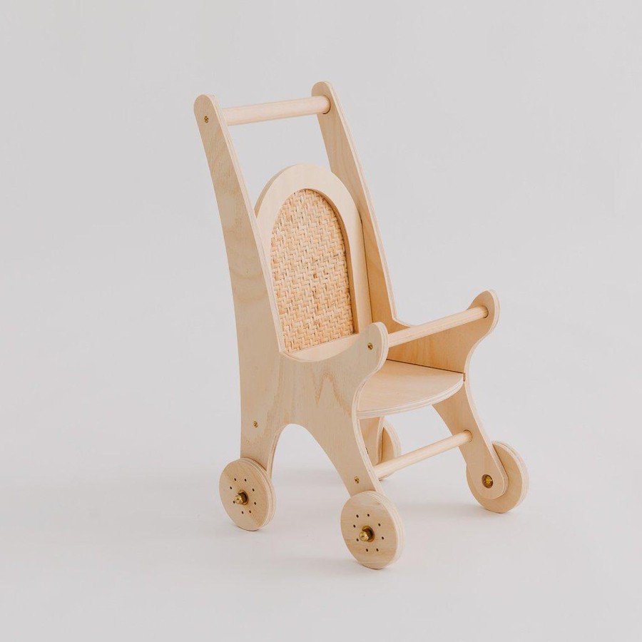 Toys | Pretty In Pine Woven Dolly Pram