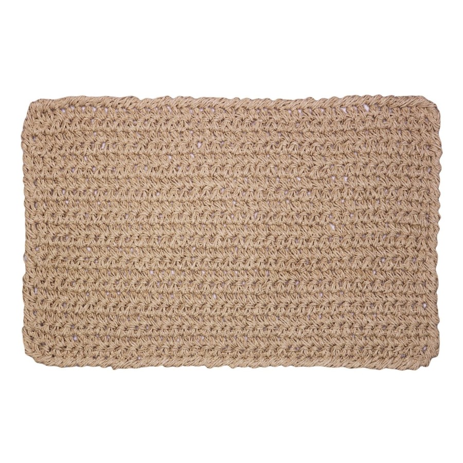 Dining & Entertaining | Madras Link Woven Natural Rectangle Placemat