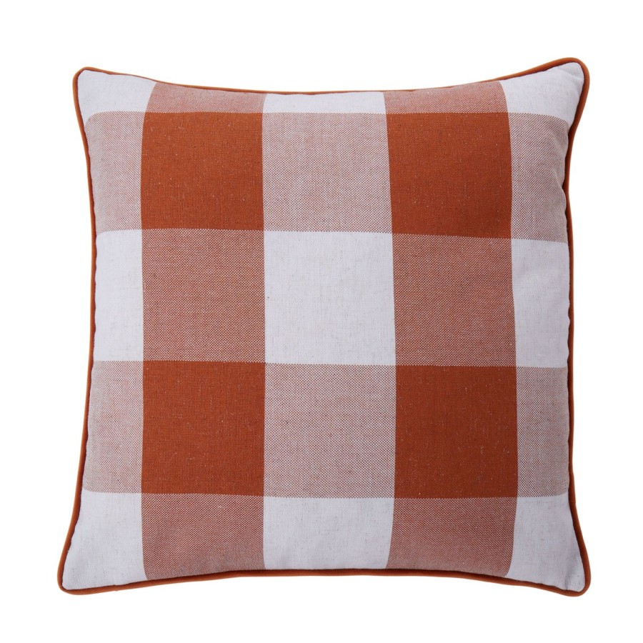 Soft Furnishings | Amalfi Grange Cushion Rust 50X50Cm