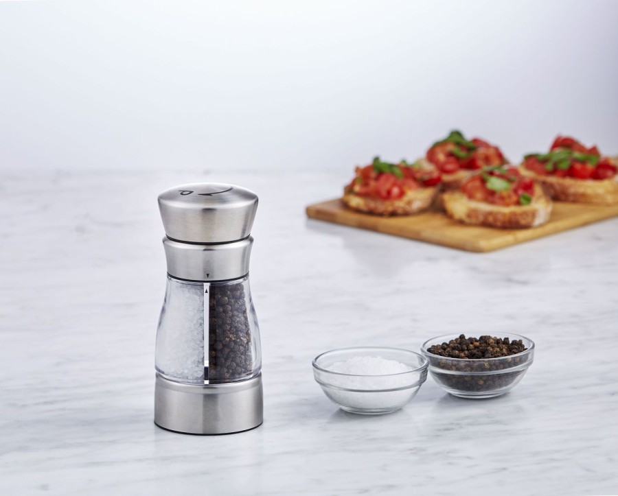 Kitchenware | Davis & Waddell Dual Salt & Pepper Mill Stainless Steel