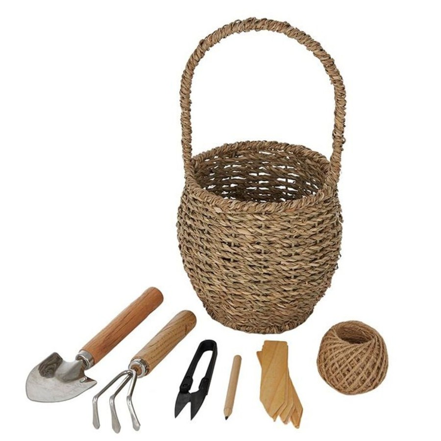 Travel & Outdoors | Coast To Coast Home Peggy Garden Tools Set With Basket