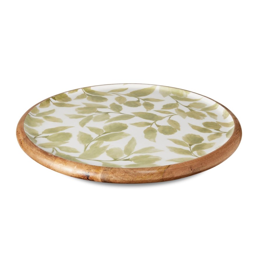 Dining & Entertaining | Madras Link Riviera Green Round Platter