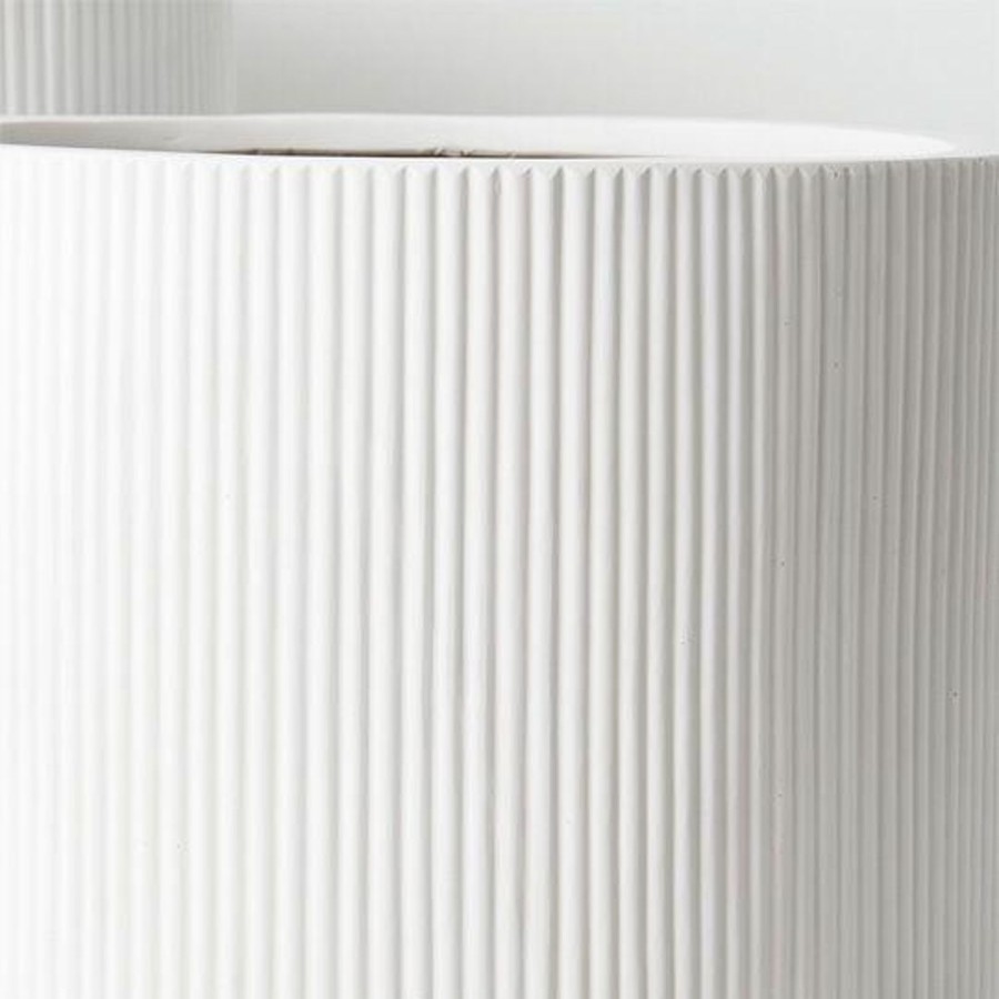 Pots, Planters & Vases | Floral Interiors Linear Pot White - Tall