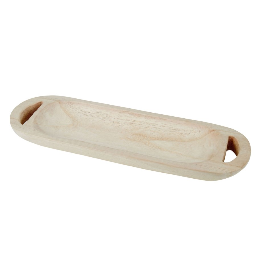 Decor Items | Amalfi Wooden Rectangular Decorative Tray 50Cm