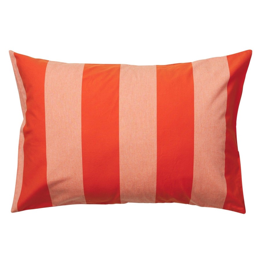 Soft Furnishings | PLAY by Sage & Clare Blanca Cotton Pillowcase Set - Aperol - Standard