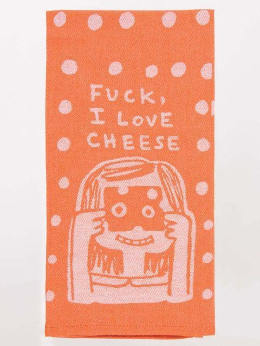 Fun & Games | Blue Q Fuck, I Love Cheese Dish Towel