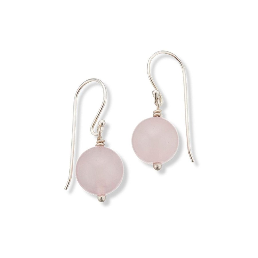 Jewellery | Palas Rose Quartz Healing Gem Earrings