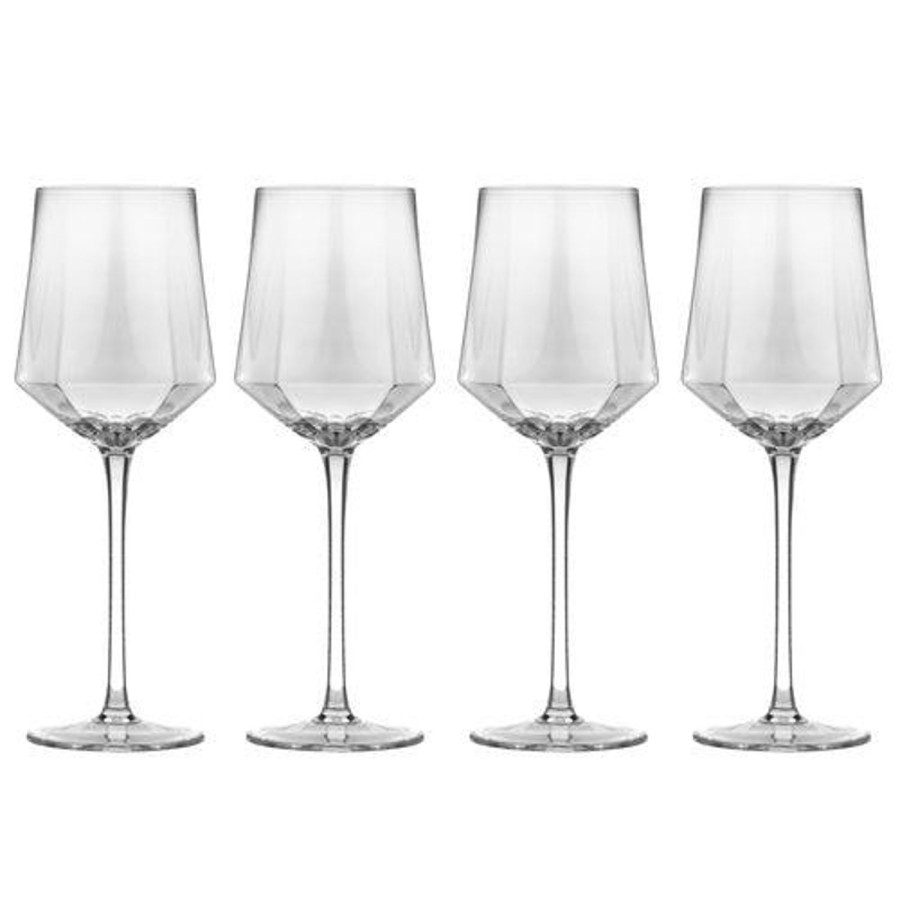 Dining & Entertaining | Ladelle Jaxon Clear 4Pk Wine Glass