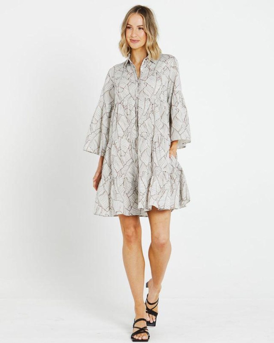 Dresses | SASS Selma Shirt Dress - Palm