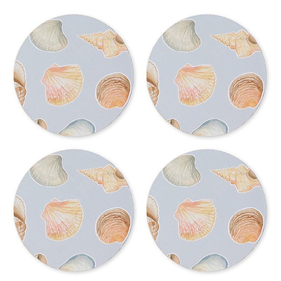 Dining & Entertaining | Madras Link Shelly Beach Round Coaster Set 4