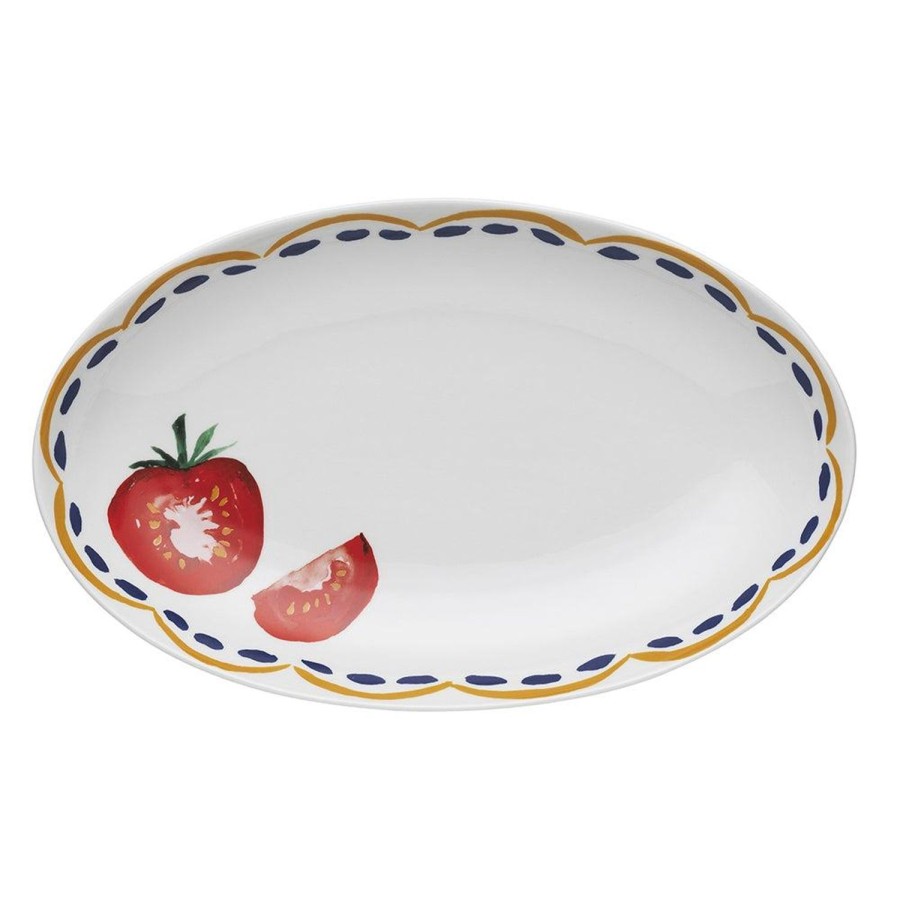 Dining & Entertaining | Ecology Cucina Oval Platter 32Cm Tomato