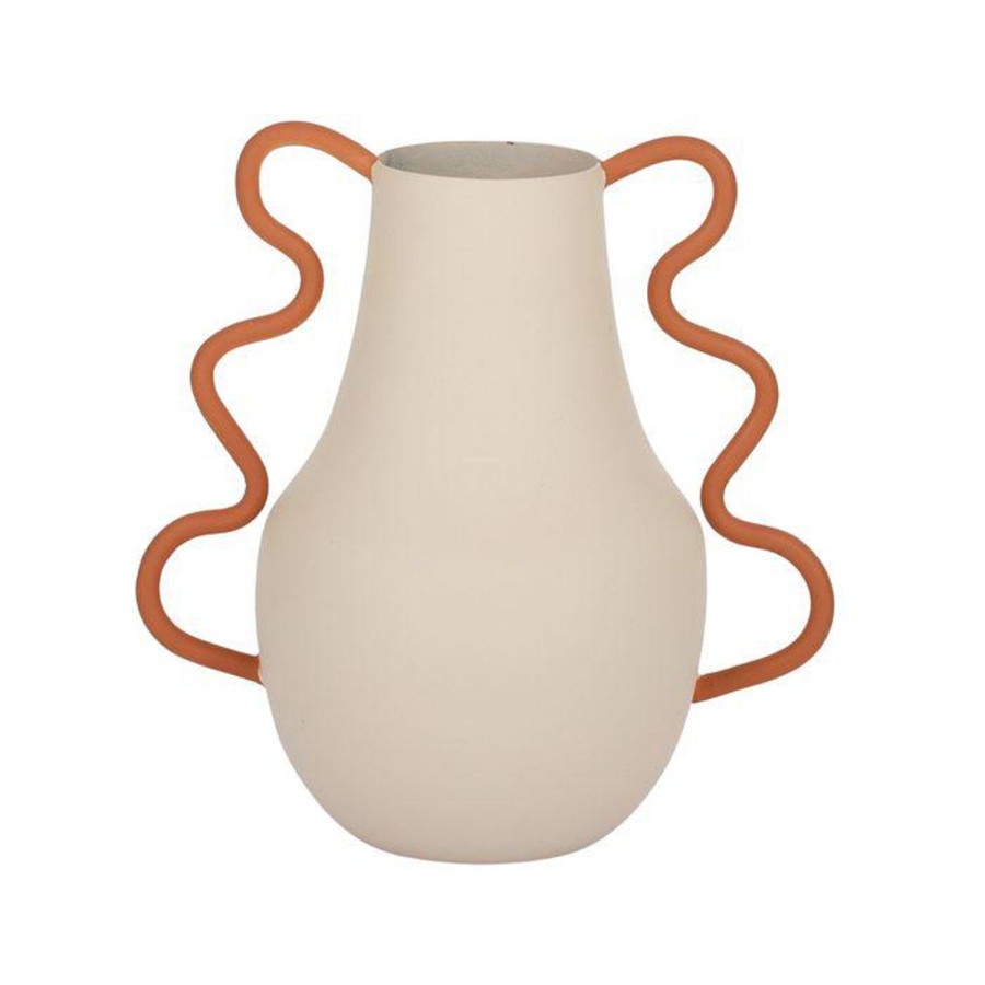 Pots, Planters & Vases | Coast To Coast Home Tilde Metal Vase - Nude/Rust