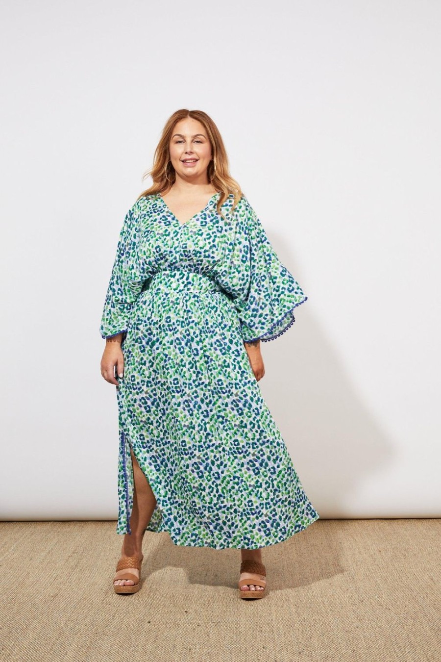 Dresses | Haven Lamu Batwing Maxi - Savanna Blue