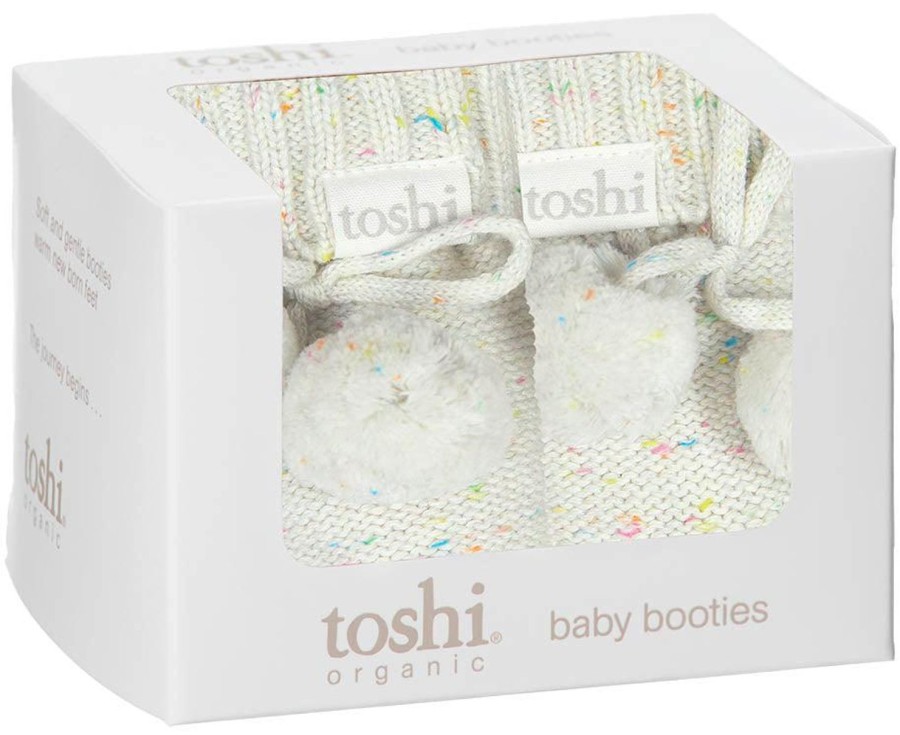 Clothing & Accessories | Toshi Organic Booties Snowflake