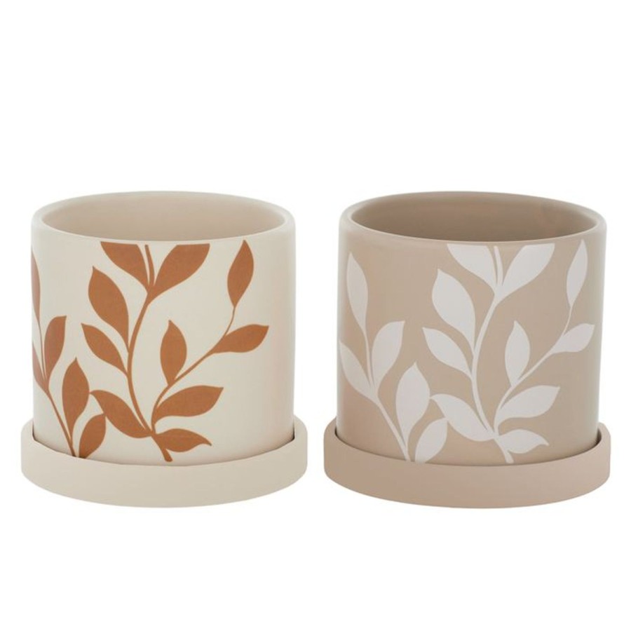 Pots, Planters & Vases | Coast To Coast Home Fallon Ceramic Pot/Saucer