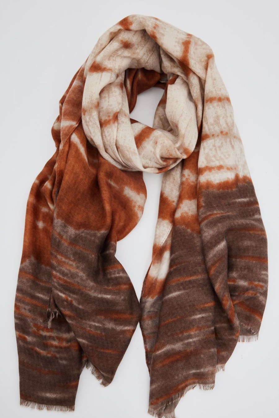 Scarves, Belts & Gloves | Holiday Penelope Scarf - Clay