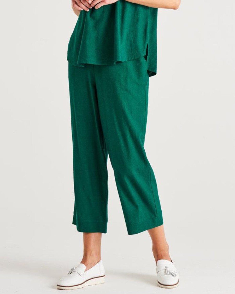 Pants | Betty Basics Parker Pant - Hunter Green