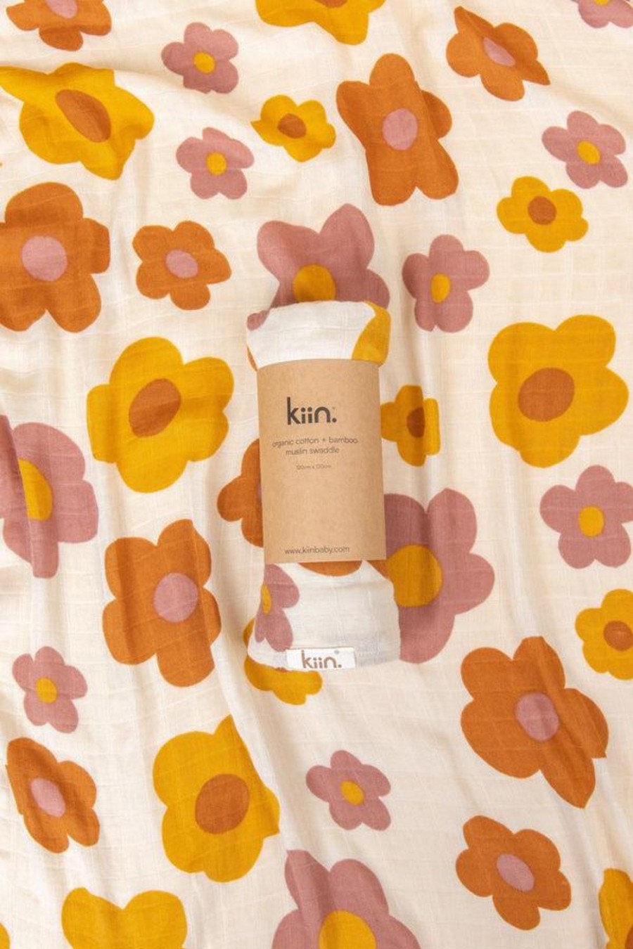 Nursery & Nurture | Kiin Organic Swaddle - Bloom