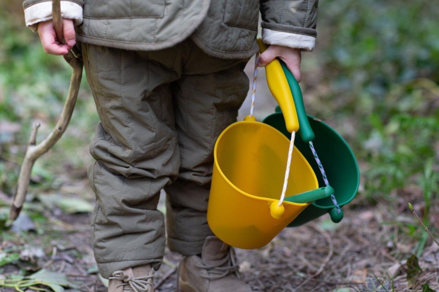 Toys | Scrunch Scrunch Bucket - Mustard