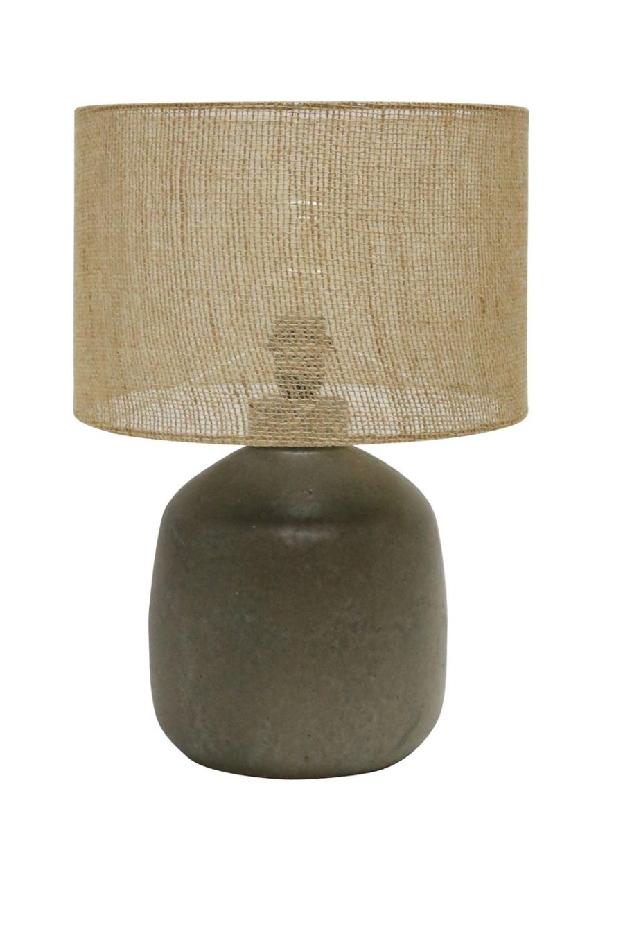 Lighting | Robert Mark Alira Table Lamp With Jute Shade - Rustic Brown