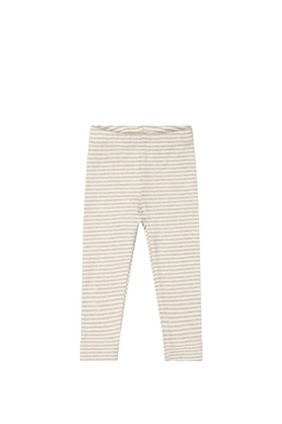 Clothing & Accessories | Jamie Kay Organic Cotton Fine Rib Legging - Jean Stripe Sand