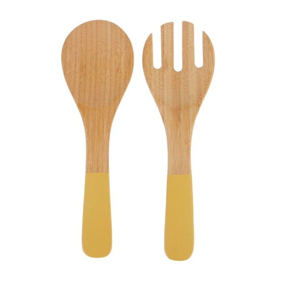 Dining & Entertaining | Coast To Coast Home Bala Set/2 Bamboo Salad Servers - Bold