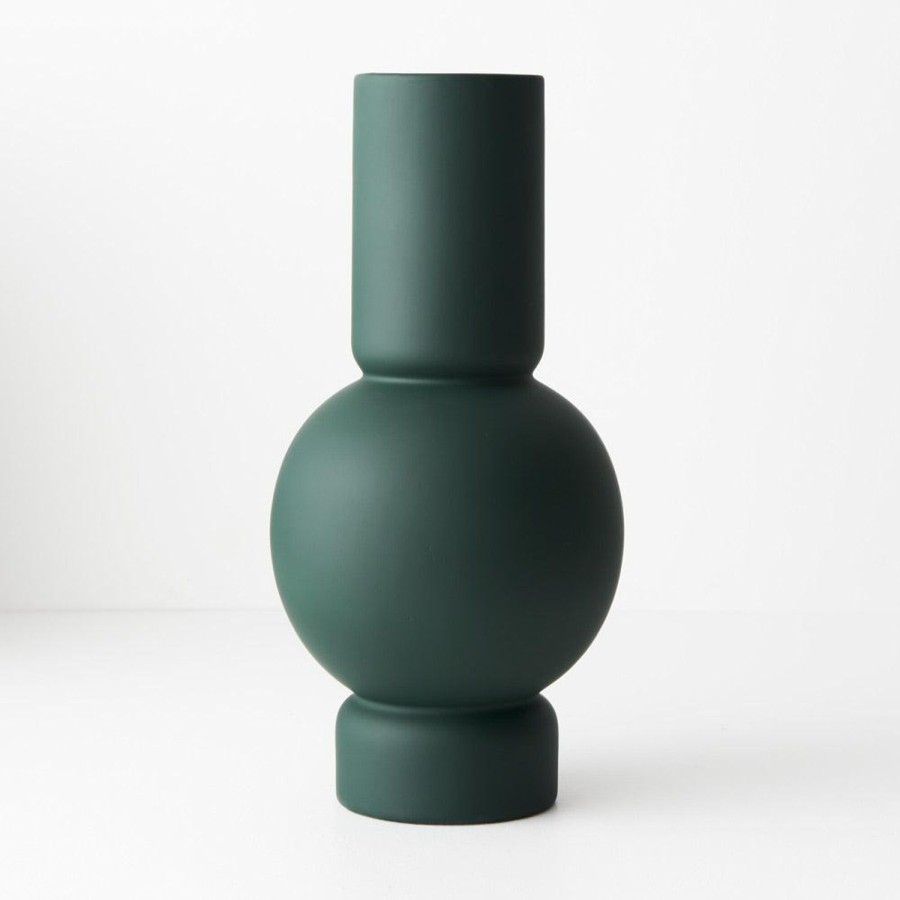 Pots, Planters & Vases | Floral Interiors Vase Isobel 35.5Cm - Emerald