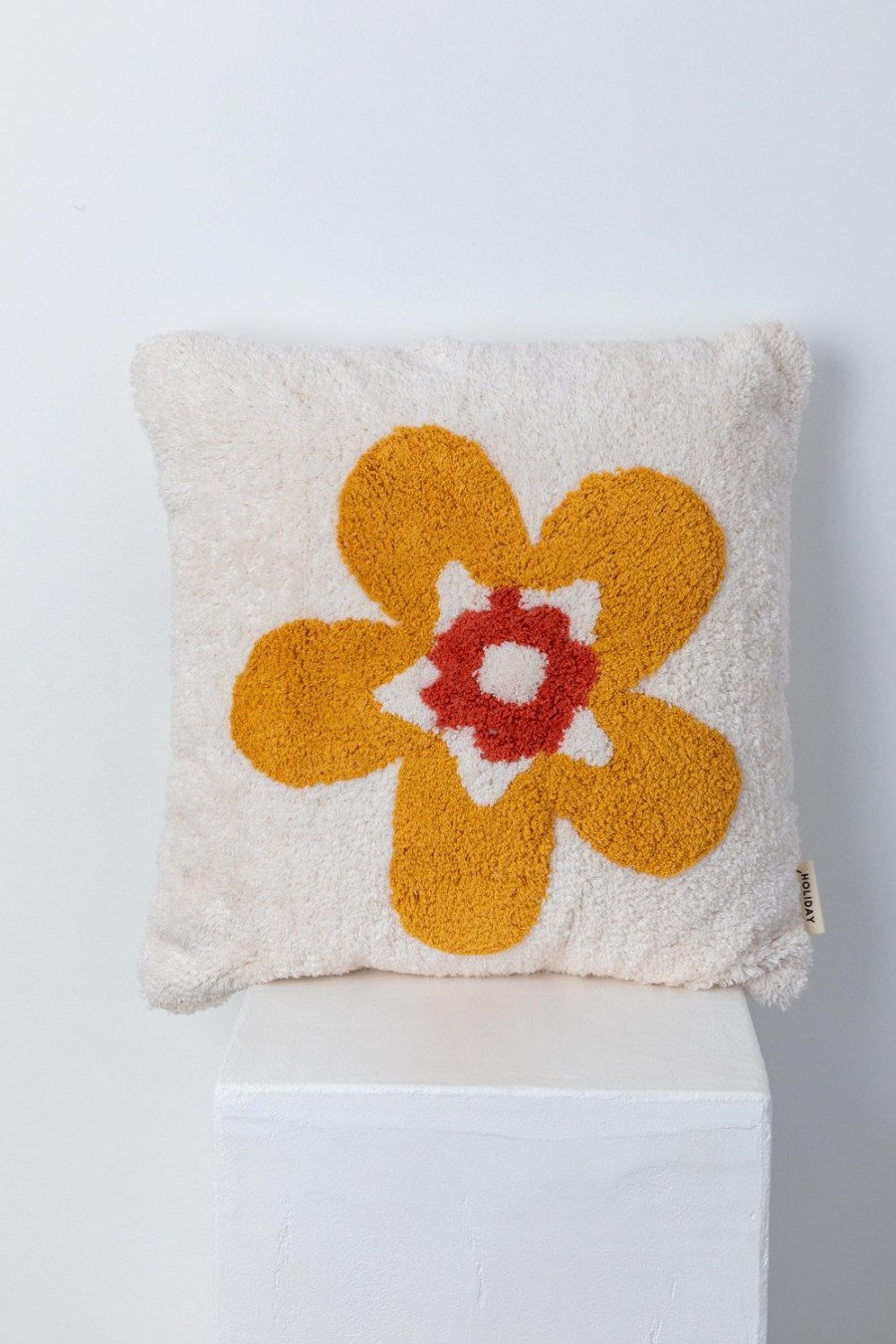 Soft Furnishings | Holiday Flower Power Cushion - Gold