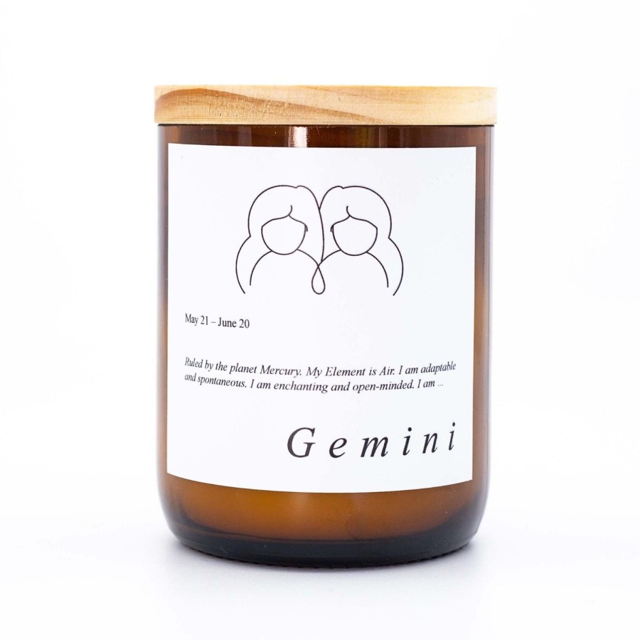 Candles & Fragrance | The Commonfolk Collective Zodiac Mid Soy Candle - Gemini Tulum