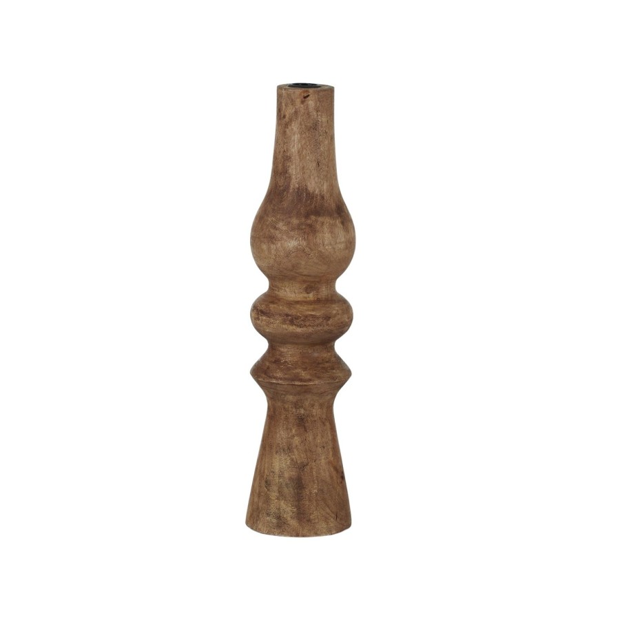 Decor Items | Coast To Coast Home Turn Wood Candleholder 10X40Cm