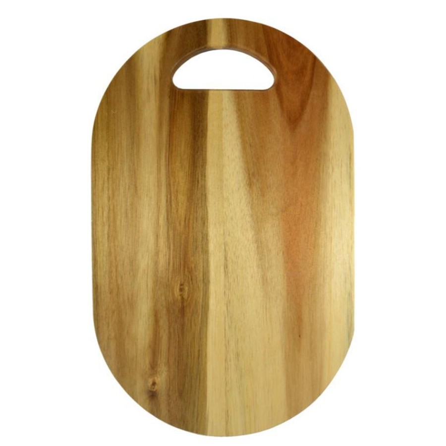 Dining & Entertaining | Coast To Coast Home Oval Acacia Board With Cutout Handle