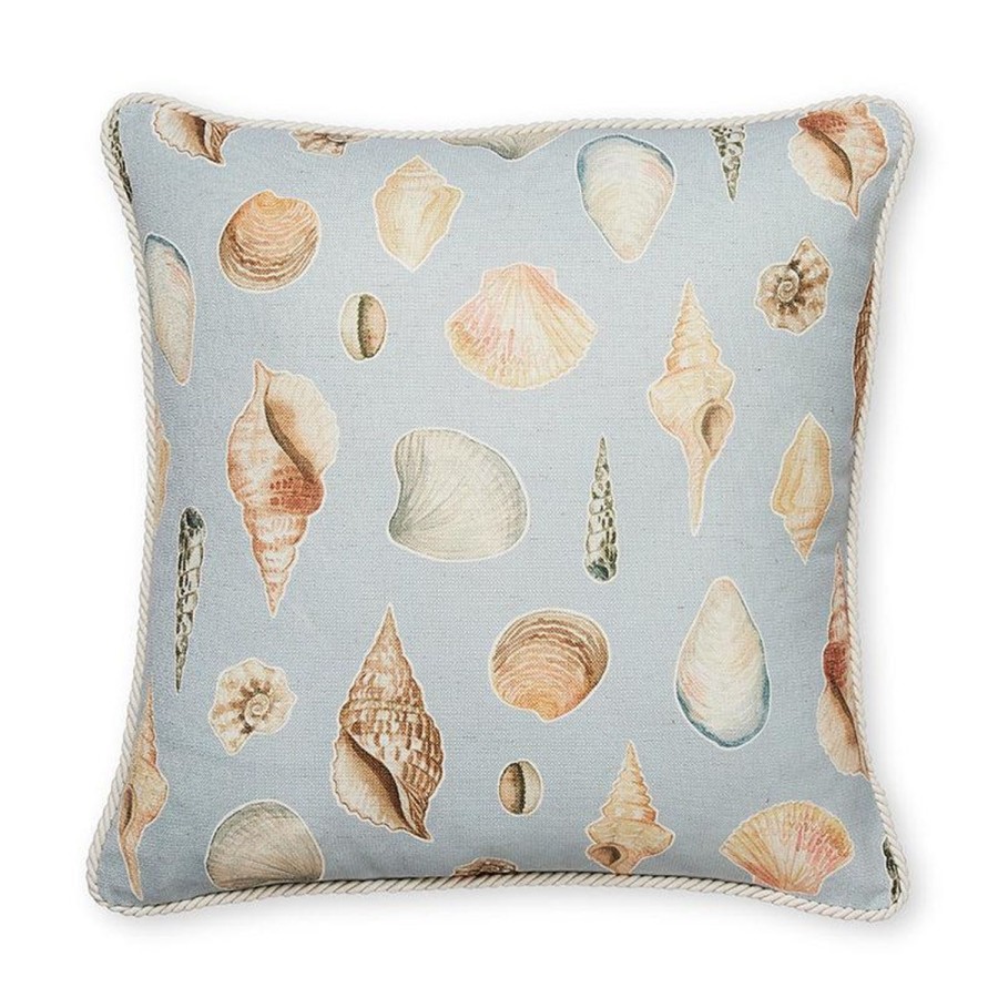 Soft Furnishings | Madras Link Shelly Beach Blue Cushion 50X50Cm